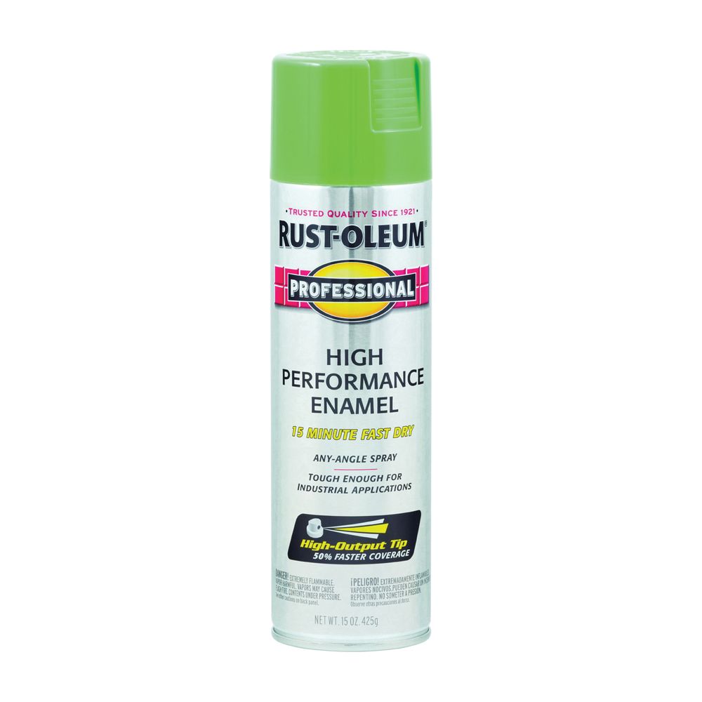 Rust-Oleum 15 oz. Gloss Safety Green Professional Safety Spray Paint