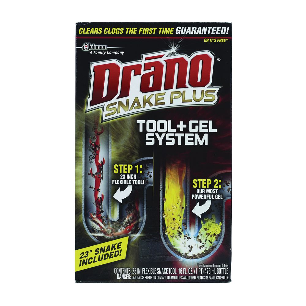 SC Johnson 9367764 Drano Snake Plus Drain Cleaner