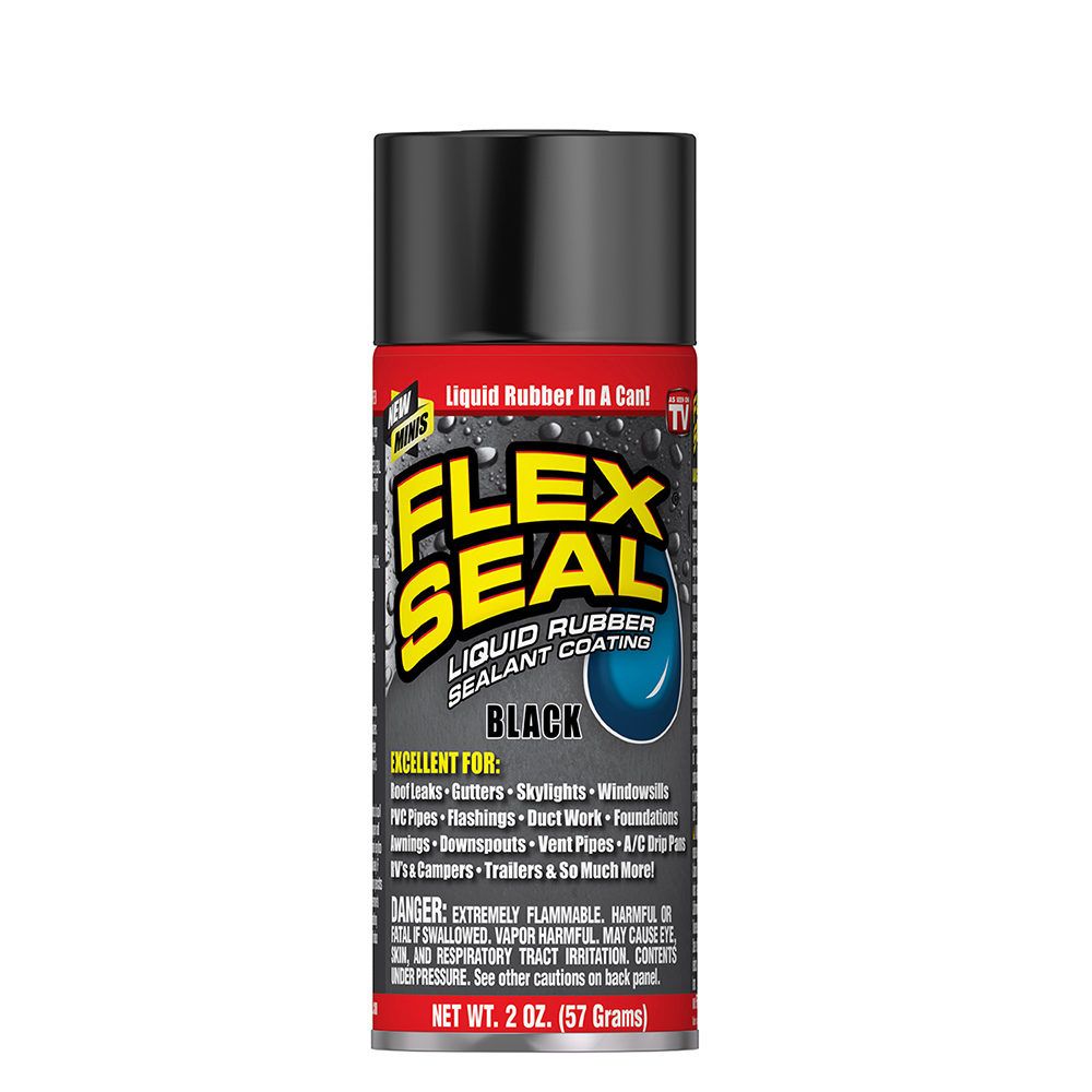 Flex Seal 2 oz. Black Rubberized Spray Coating