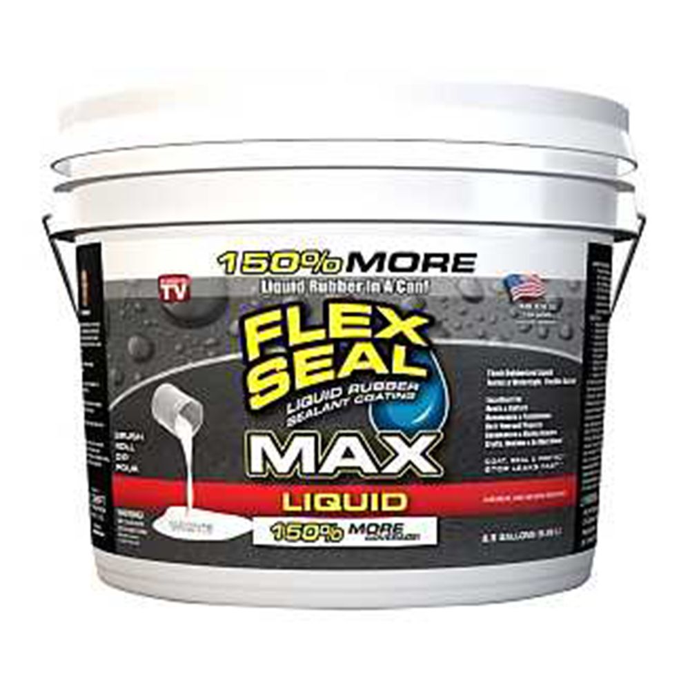 Flex Seal 2-1/2 gal. White Liquid MAX Rubberized Coating
