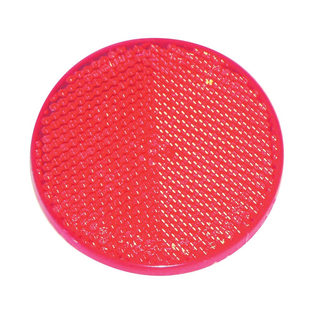 US Hardware 2 in. Red Safety Reflector