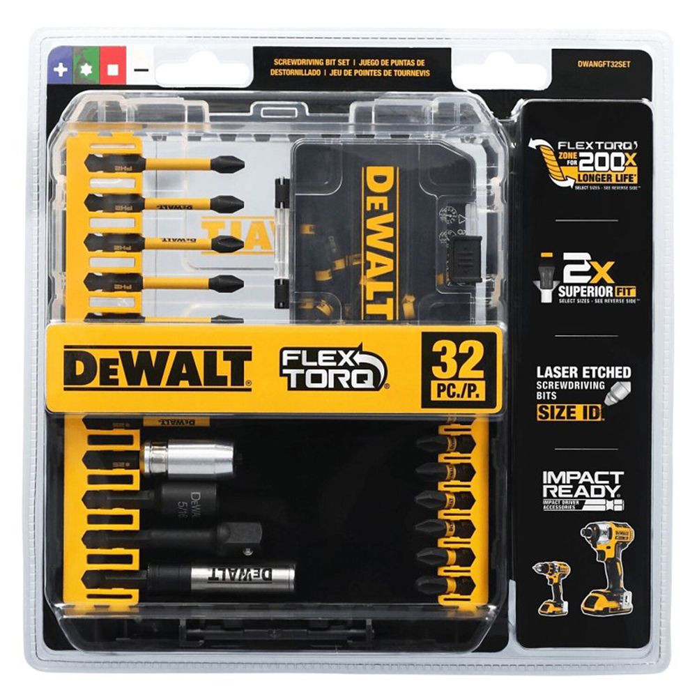 DEWALT 32-Piece Impact Driver Bit Set