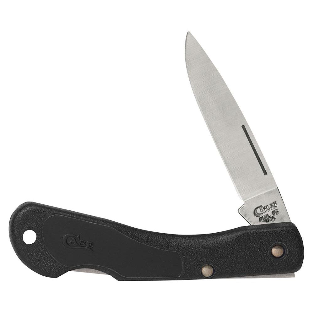 Case 2-1/4 in. Lightweight Black Synthetic Mini Blackhorn Folding Pocket Knife