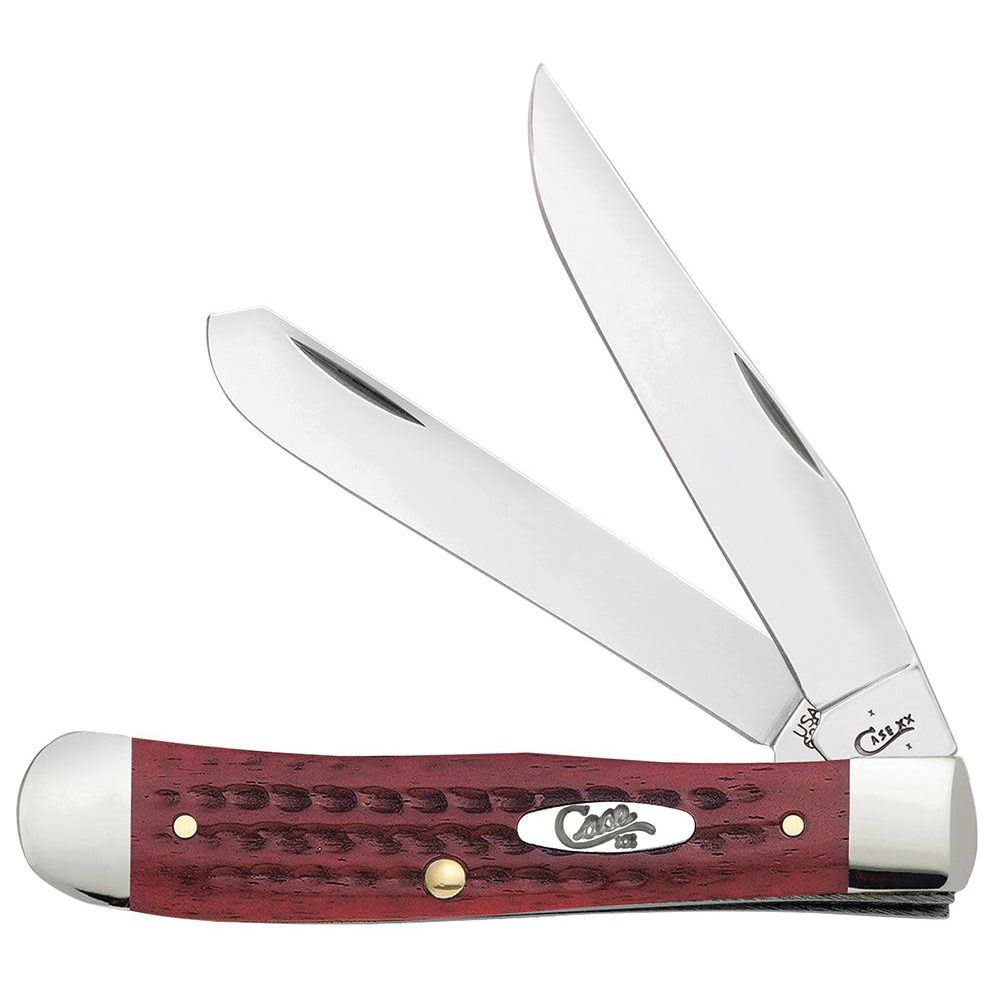 Case Old Red Bone Corn Cob Jig Trapper Pocket Knife