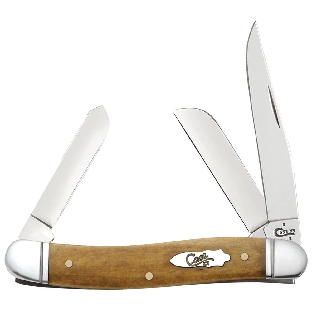 Case Smooth Antique Bone Medium Stockman Pocket Knife