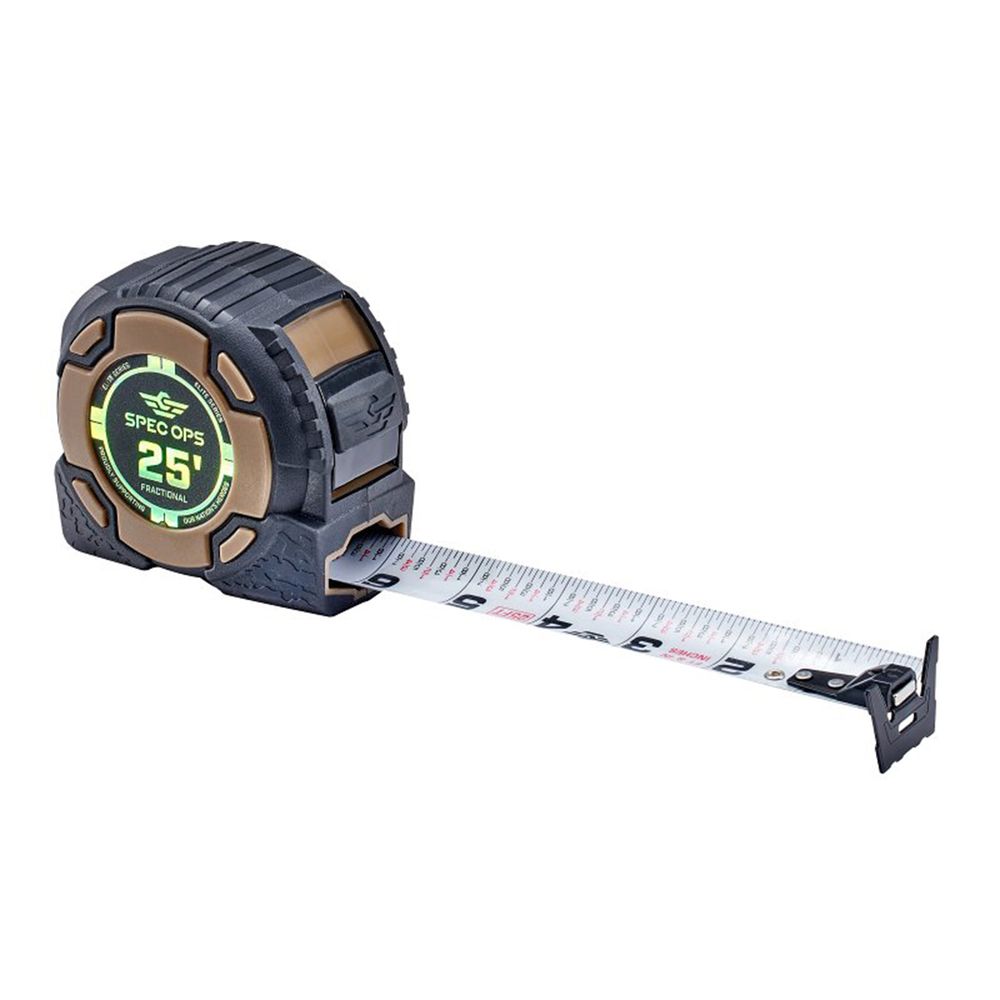 Amax Inc 1-1/4 in. x 25 ft. Fractional Tape Measure