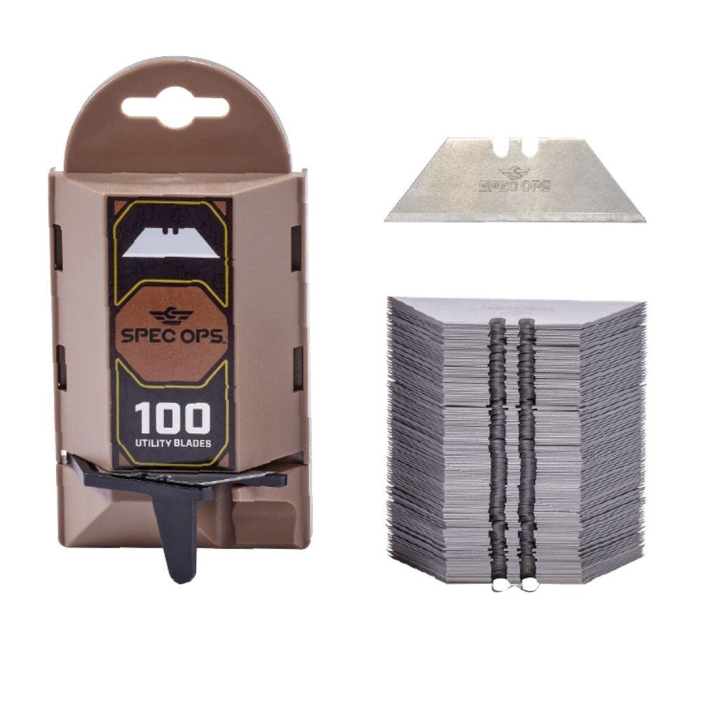 Spec Ops 100-Piece Utility Knife Blade Dispenser