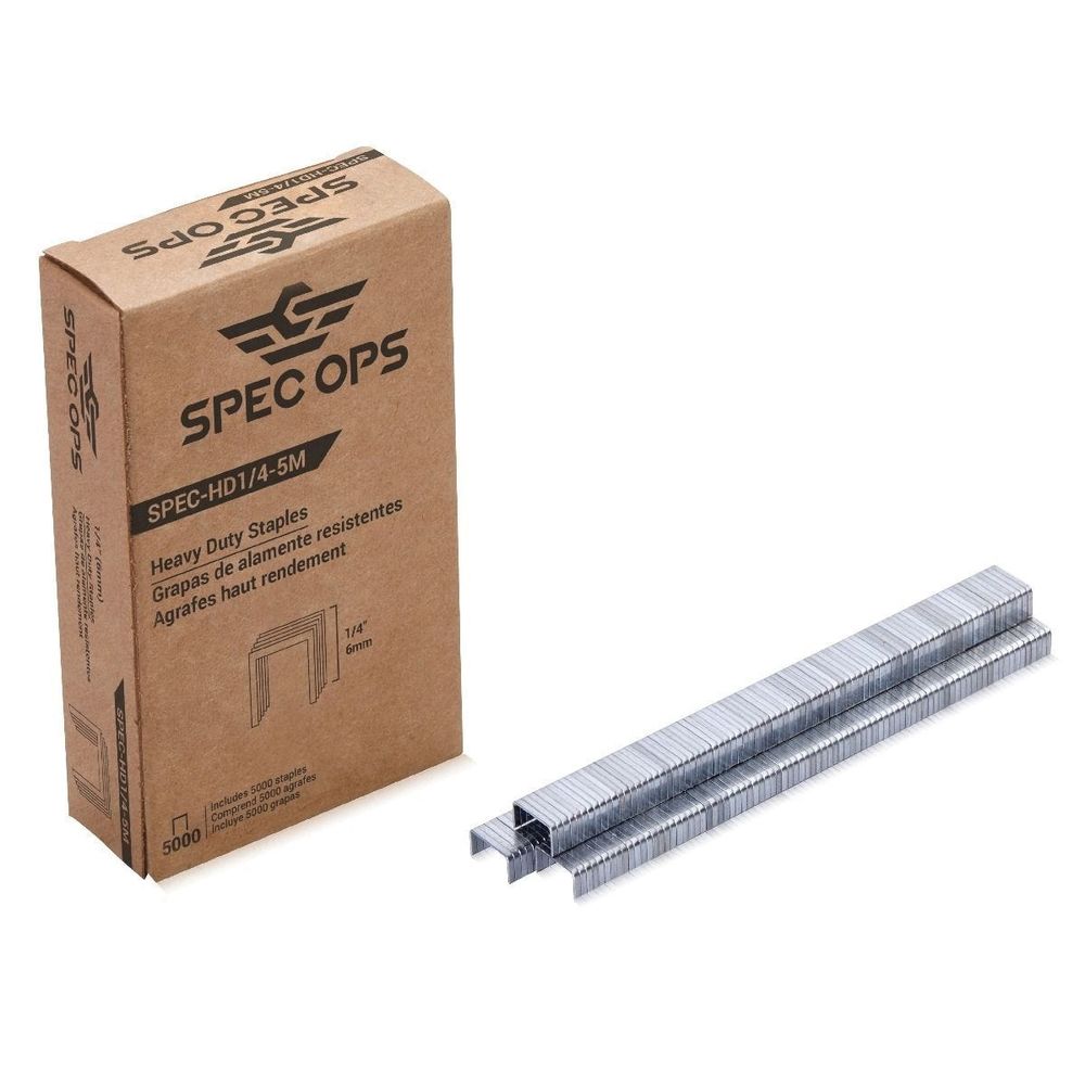 Amax Inc 1/4 in. Heavy-Duty Galvanized Steel Staples