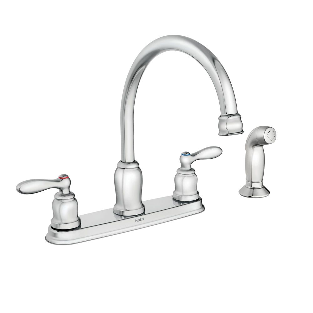 Moen Caldwell Chrome 2-Handle Kitchen Faucet