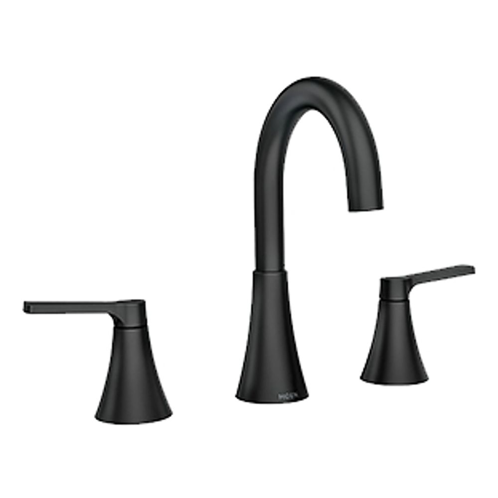 Moen 4782389 Mikah Two-Handle Widespread Bathroom Faucet