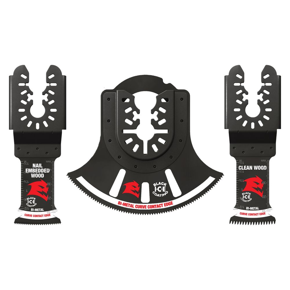 Freud 3-Piece Bi-Metal Oscillating Blade Set
