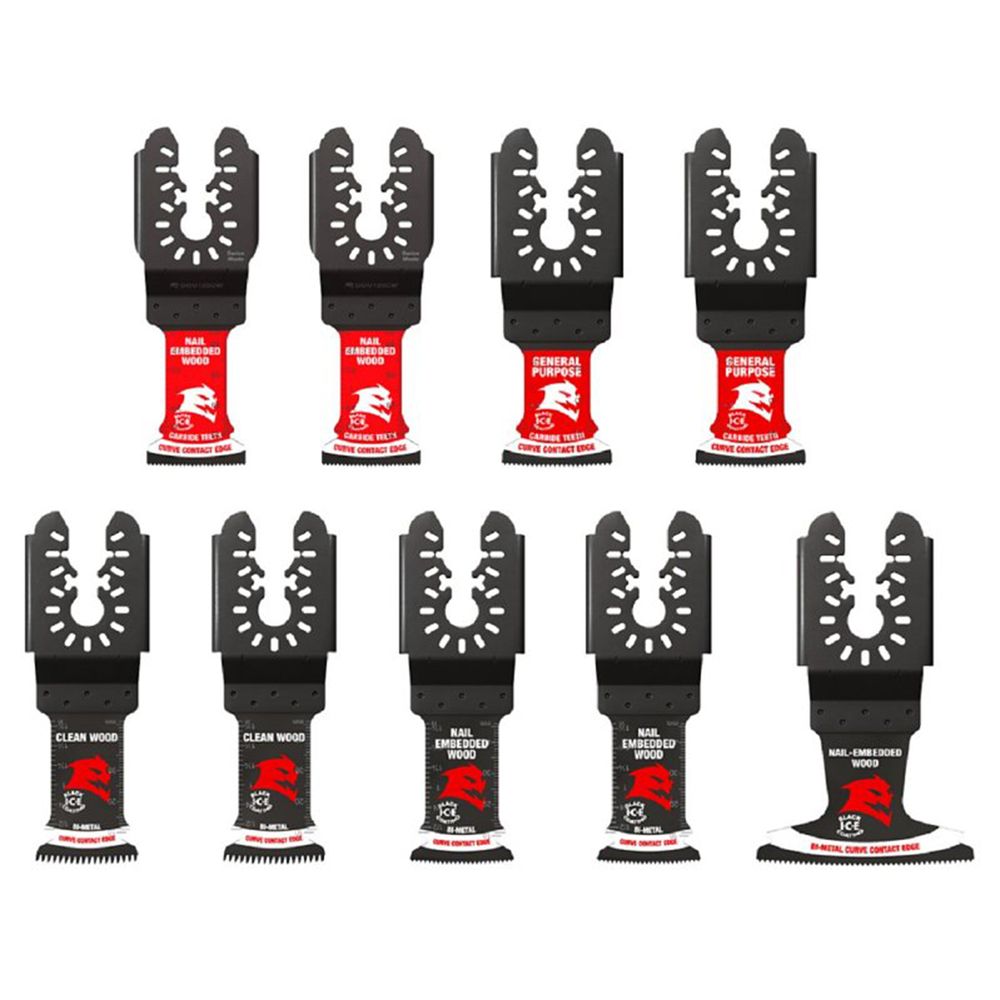 Freud DOU9S 9-Piece General Purpose Oscillating Blade Set