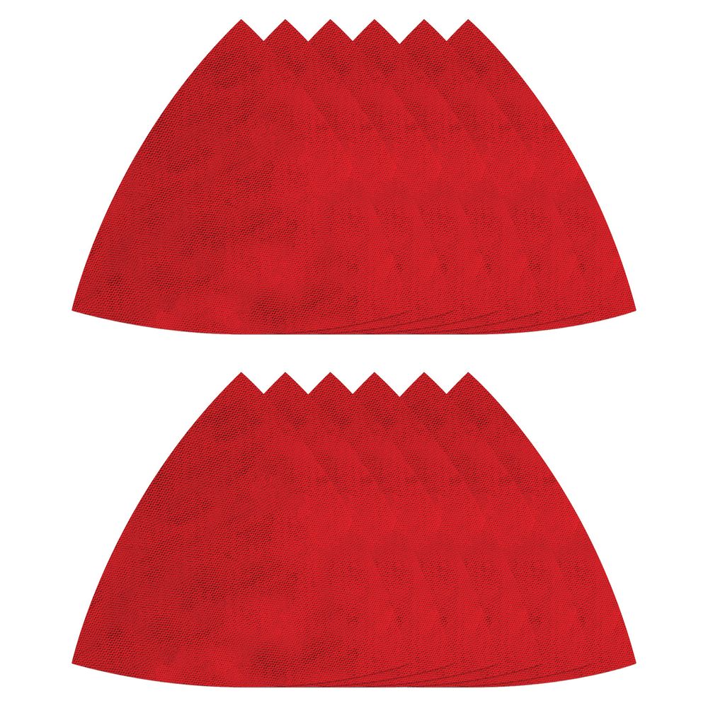 Freud 3-1/2 in. x 3-1/2 in. 12-Piece Assorted Triangular Sanding Sheet