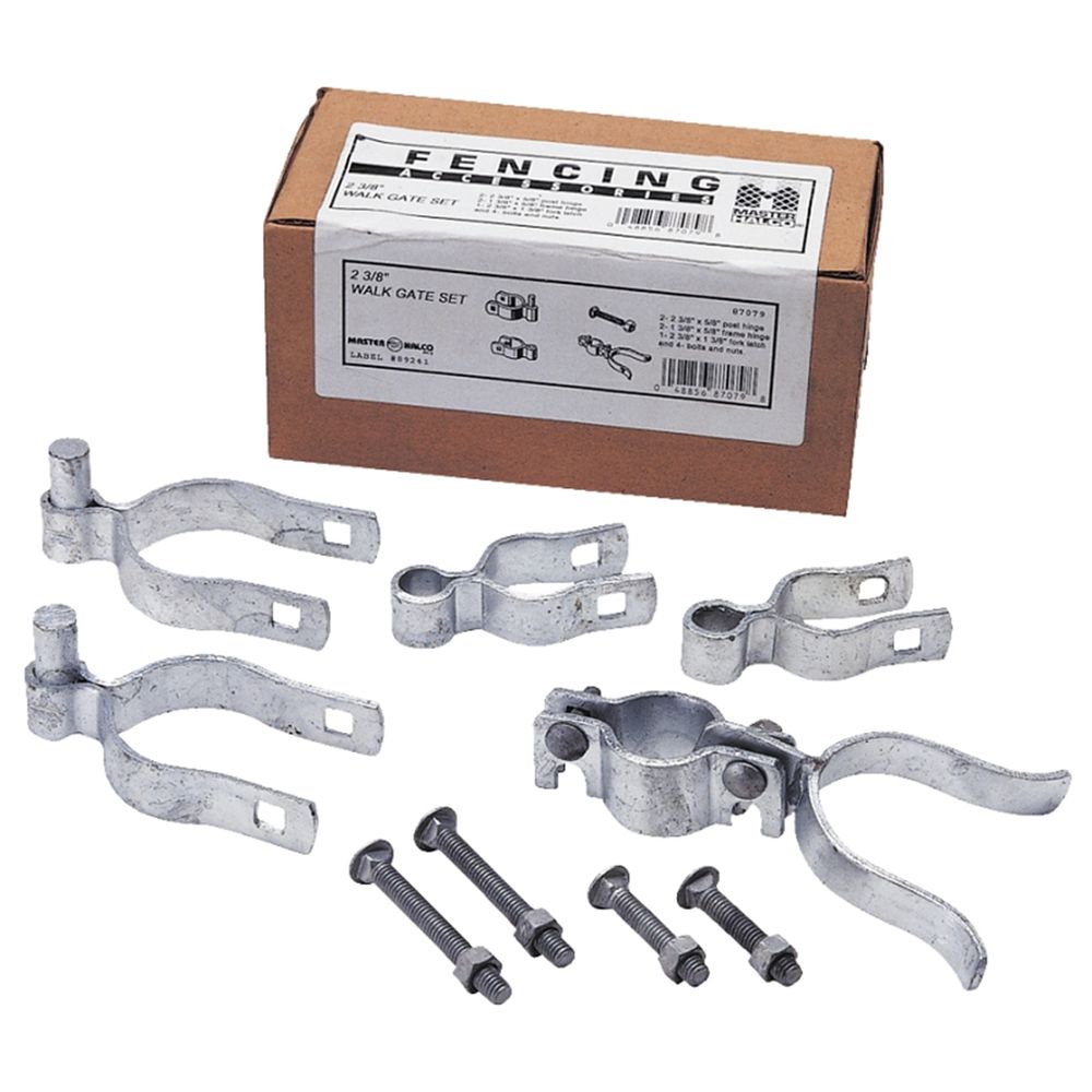 Stephens Pipe & Steel 2-3/8 in. Walk Gate Hardware Set