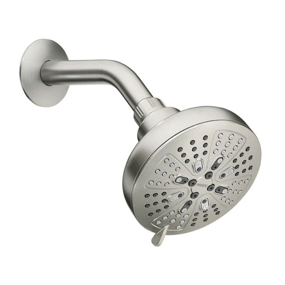 Moen 5 in. 8-Function Spot Resist Brushed Nickel Shower Head