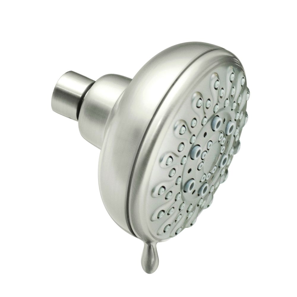 Moen 4 in. Banbury 5-Spray Fixed Showerhead, Brushed Nickel