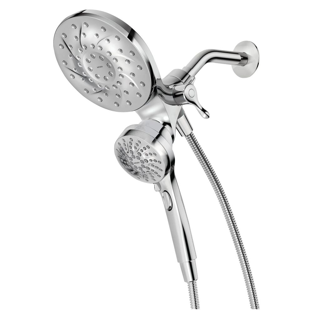 Moen 6-1/2 in. Chrome Hand Shower and Rain Shower Combo