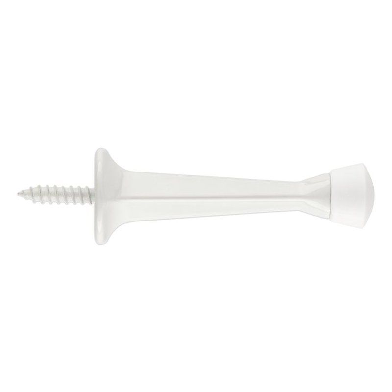 National Hardware 7528185 3 in. White Square Rigid Door Stop