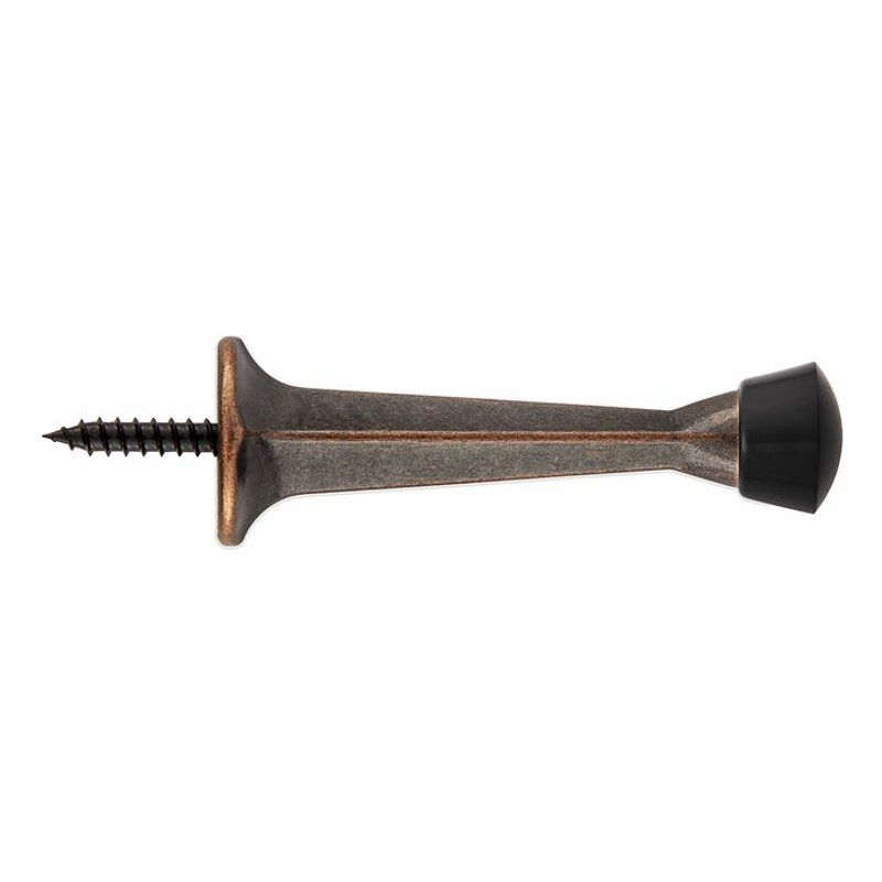 National Hardware 2-29/32 in. Antique Bronze Rigid Door Stop