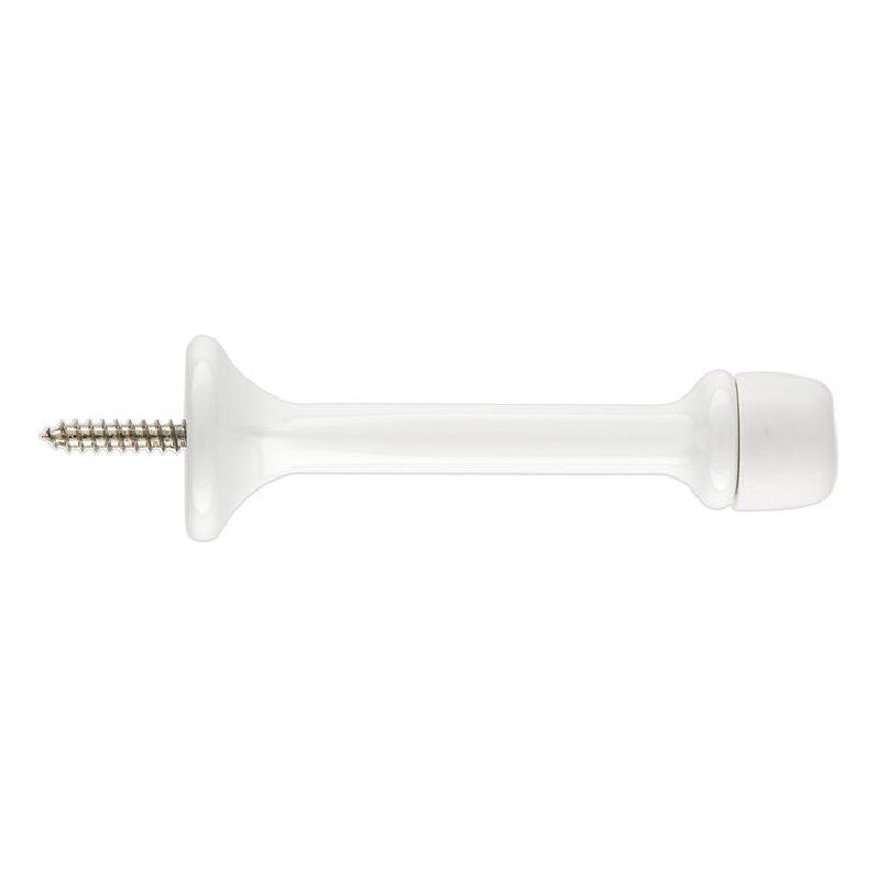 National Hardware 3-1/16 in. White Rigid Door Stop