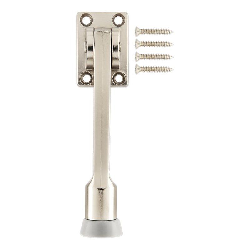 National Hardware 5 in. Satin Nickel Kick Down Door Stop