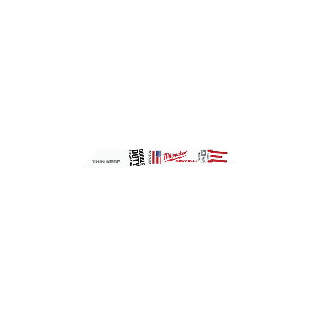 Milwaukee 6 in. 24 TPI Reciprocating Saw Blade