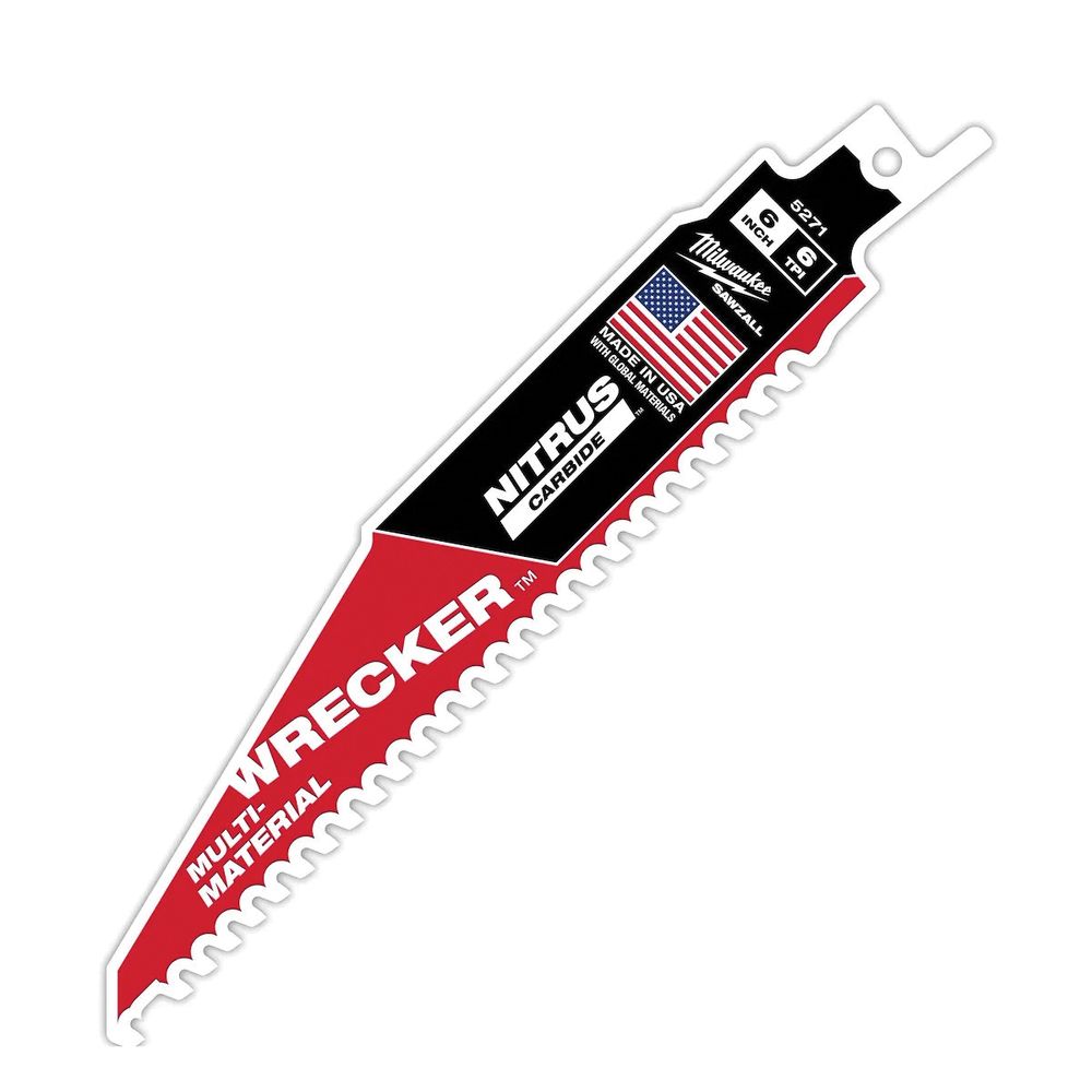 Milwaukee 6 in. Reciprocating Saw Blade