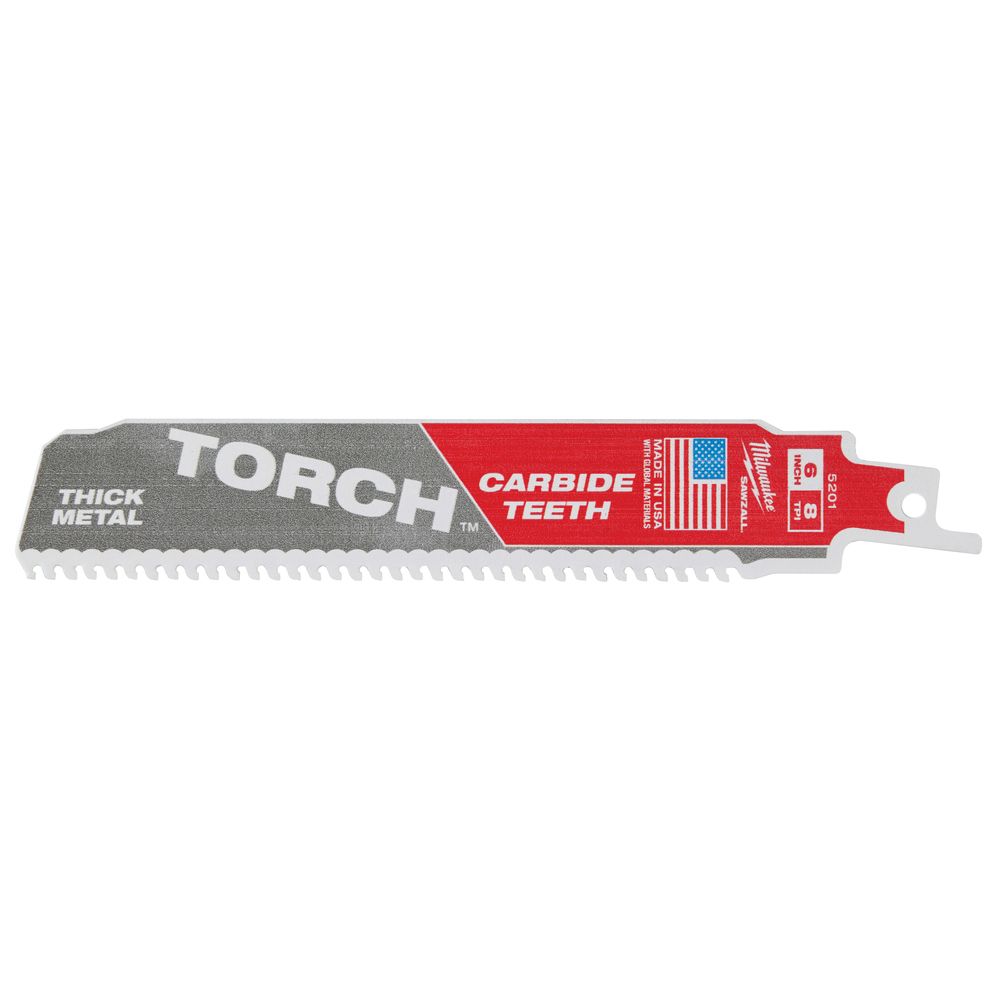 Milwaukee 6 in. The Torch Carbide Reciprocating Saw Blade