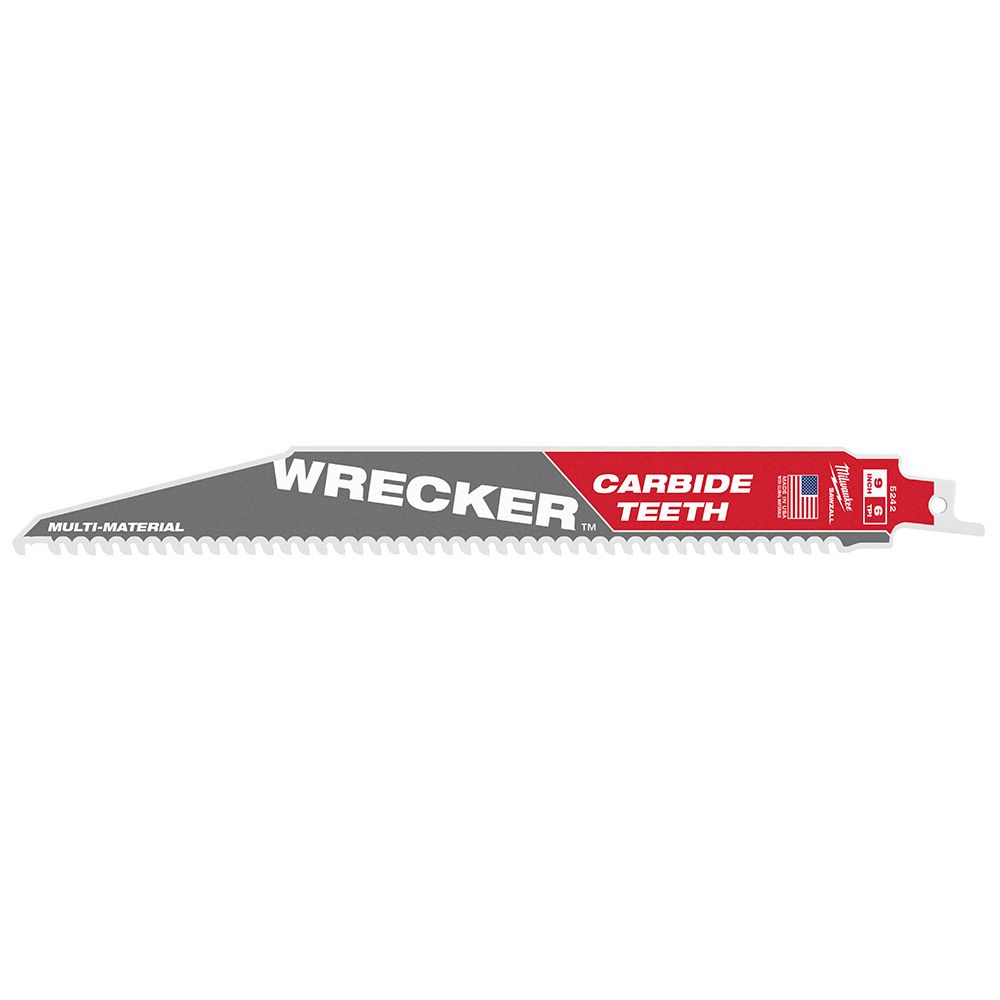 Milwaukee 9 in. The Wrecker Carbide Reciprocating Saw Blade 8734956