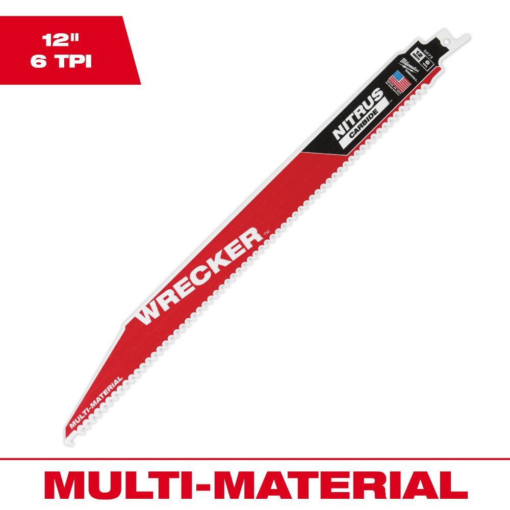 Milwaukee 12 in. The Wrecker Reciprocating Saw Blade 8735045
