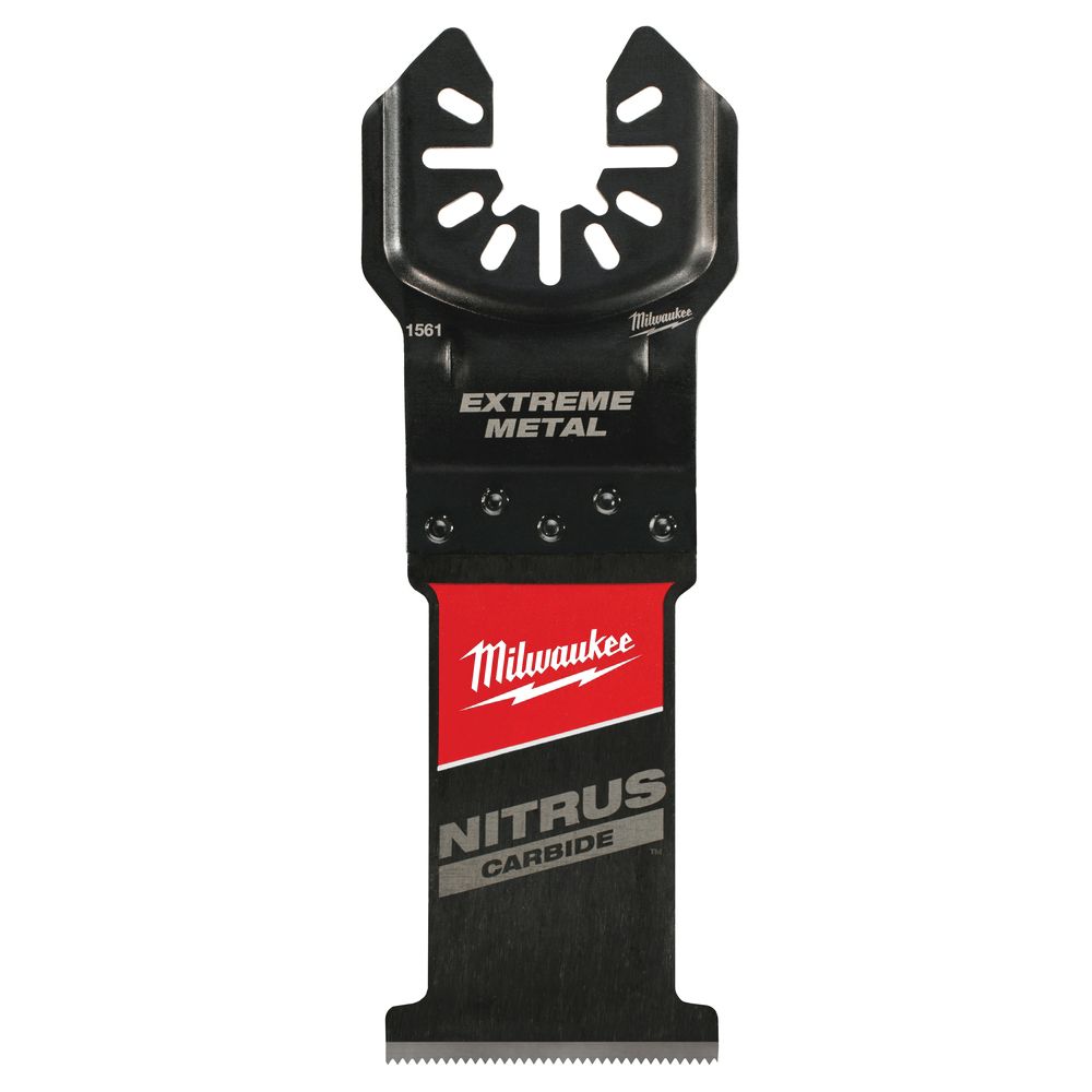 Milwaukee 1-3/8 in. Nitrus Carbide Extreme Metal Oscillating Multi-Tool Blade, 3-Piece