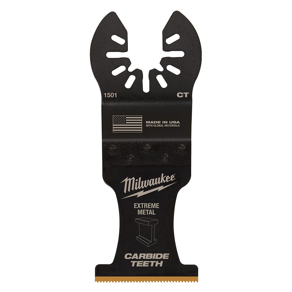 Milwaukee 1-3/8 in. 7995558 Carbide Teeth Metal Oscillating Tool Blade