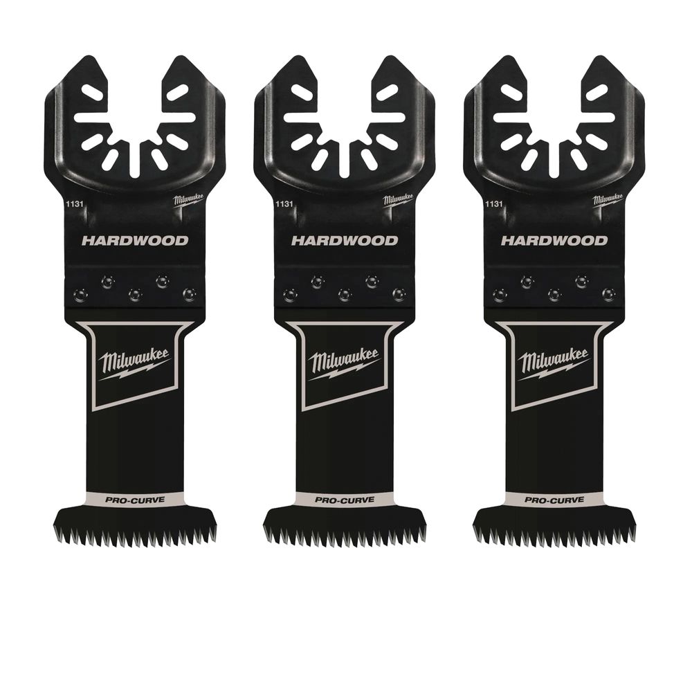 Milwaukee 7995319 1-3/8 in. Hardwood Oscillating Tool Blade, 3-Pack