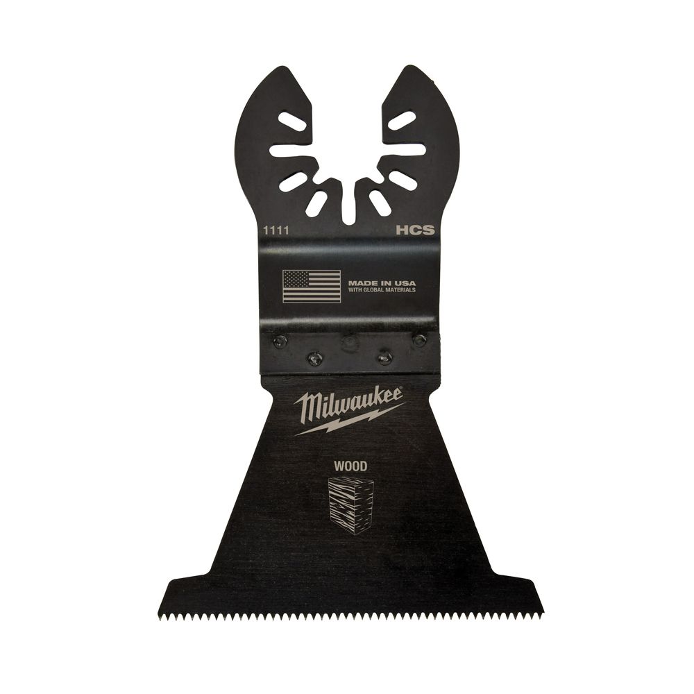 Milwaukee 7995228 1-3/8 in. High Carbon Steel Wood Oscillating Tool Blade, 1-Piece
