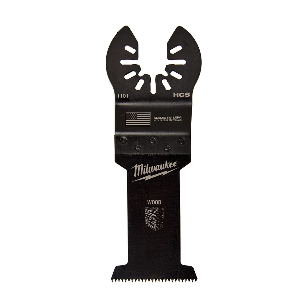 Milwaukee 7995236 1-3/8 in. High Carbon Steel Wood Oscillating Tool Blade, 3-Pack