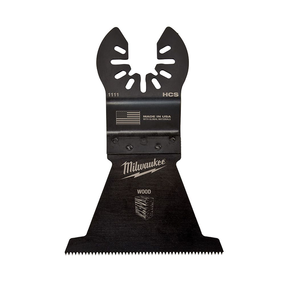 Milwaukee 7995269 2-1/2 in. High Carbon Steel Wood Oscillating Tool Blade, 3-Piece