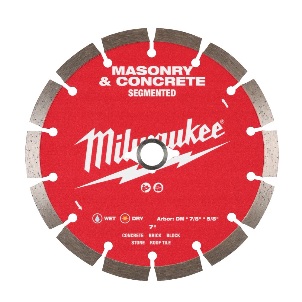 Milwaukee 7 in. Diamond Saw Blade