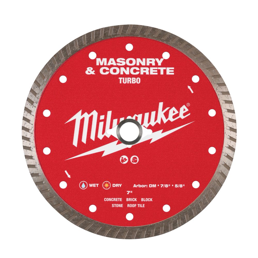 Milwaukee 7 in. Diamond Saw Blade
