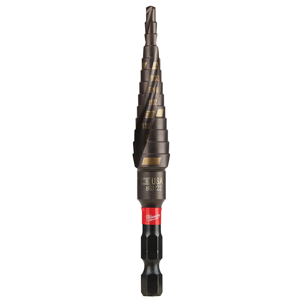 Milwaukee 1/8 in. to 1/2 in. Step Drill Bit