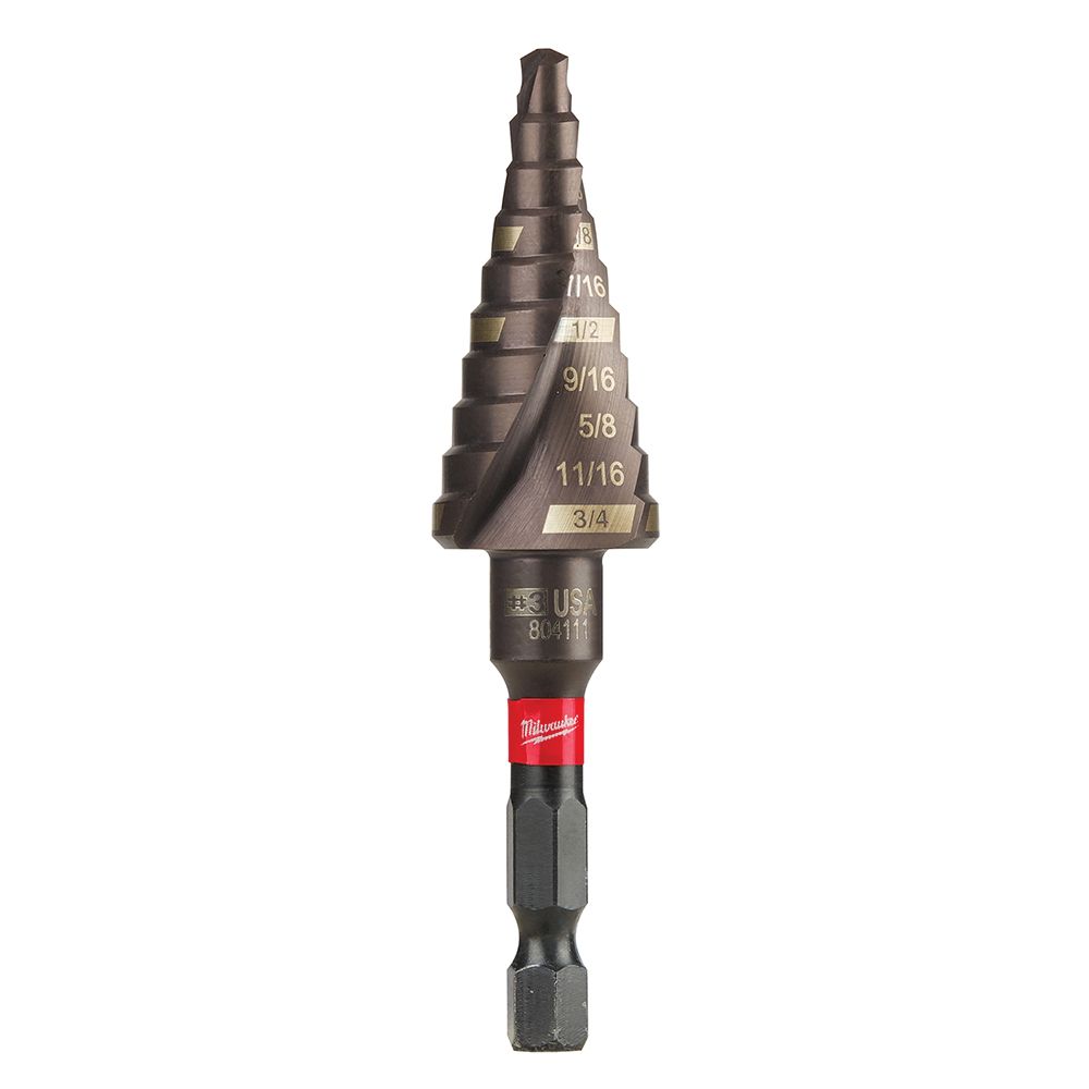 Milwaukee 3/16 in. to 3/4 in. Step Drill Bit