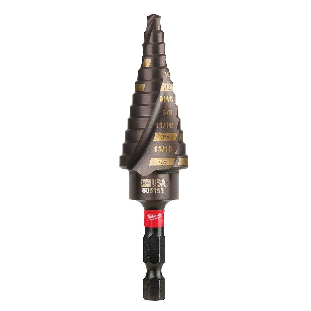Milwaukee 3/16 in. to 7/8 in. Step Drill Bit