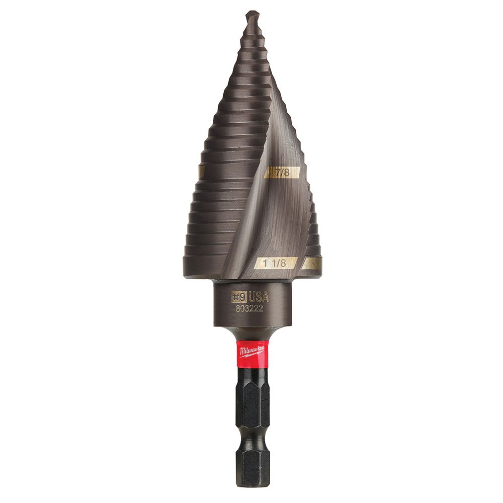 Milwaukee 7/8 in. to 1-1/8 in. Step Drill Bit