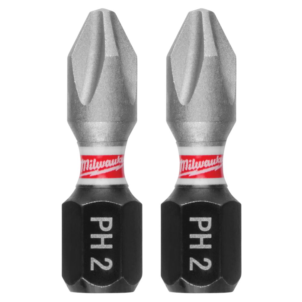 Milwaukee 1 in. #2 Phillips Insert Bit, 15-Piece