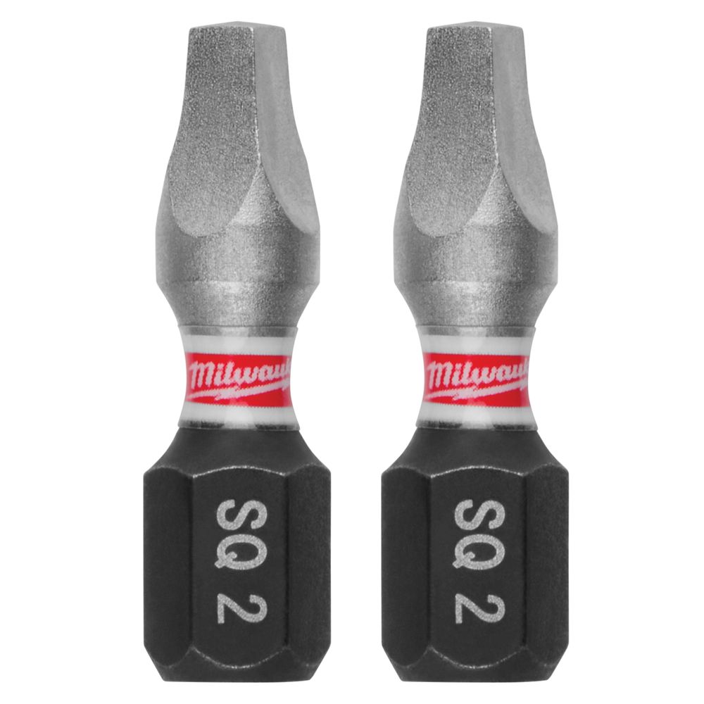 Milwaukee 1 in. #2 Square Insert Bit, 5-Piece