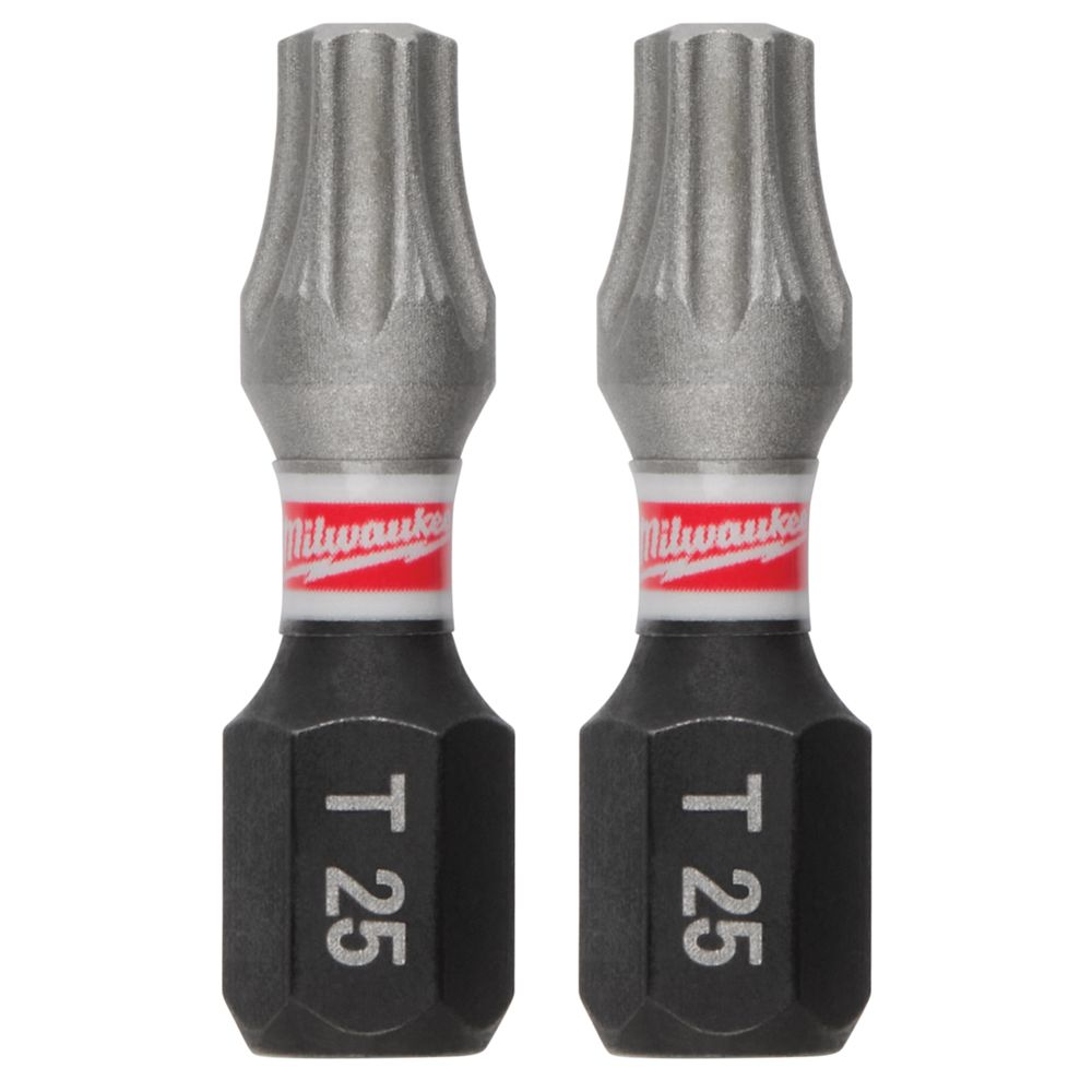 Milwaukee 1 in. T25 SHOCKWAVE Impact Insert Bit, 15-Piece