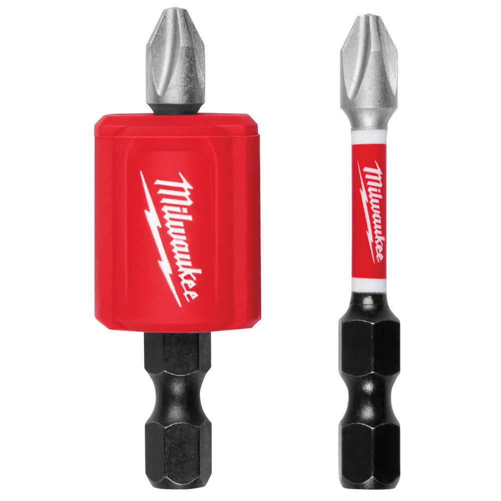 Milwaukee SHOCKWAVE 3-Piece Magnetic Attachment and PH2 Bit Set