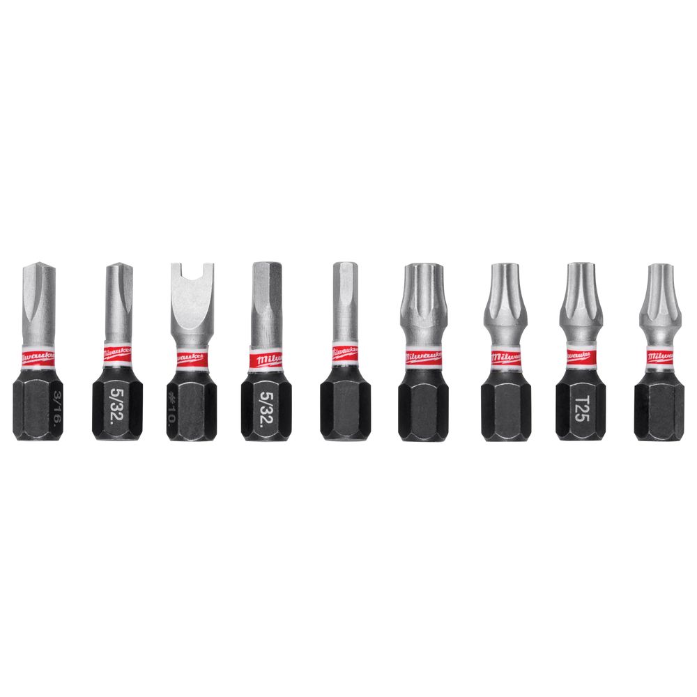 Milwaukee 7196801 9-Piece Security Insert Bit Set