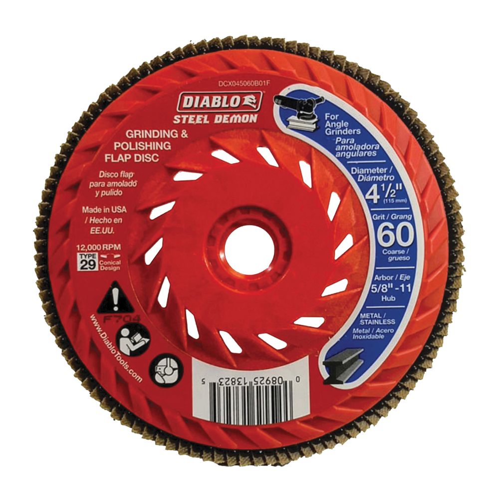 Diablo 4-1/2 in. 60-Grit Flap Disc