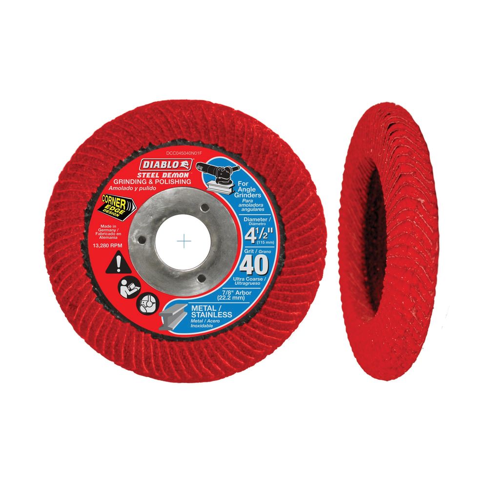 Diablo 4-1/2 in. 40 Grit Flap Disc