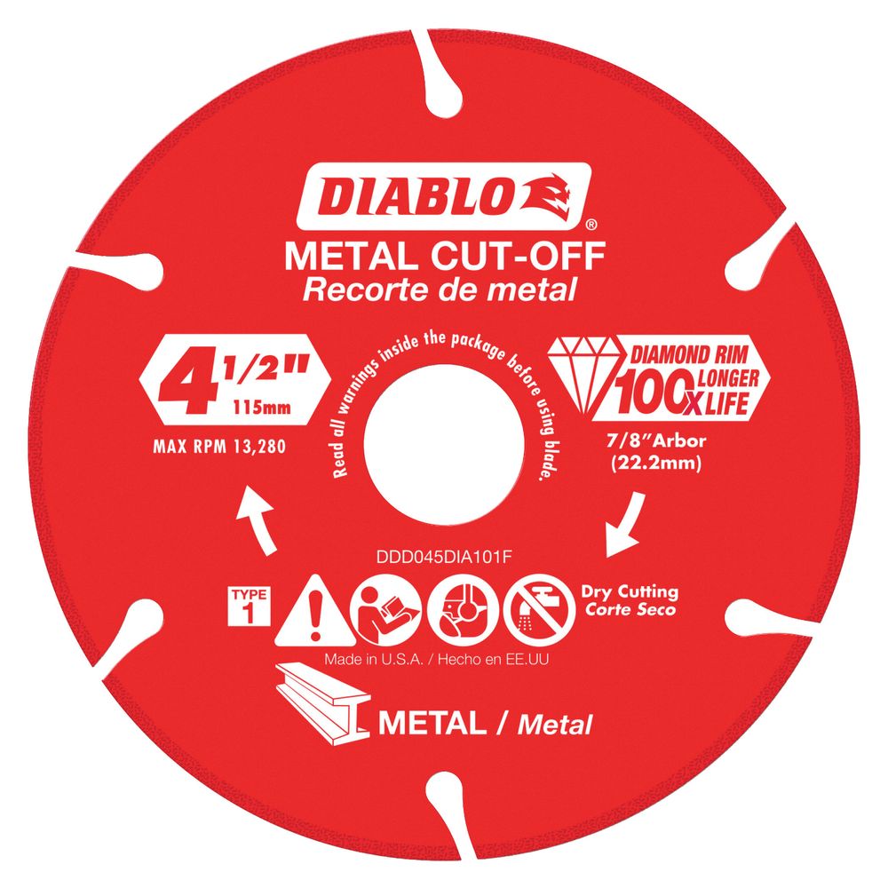 Diablo 4-1/2 in. Diamond Metal Cut-Off Blade